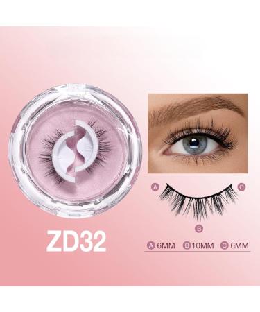 Self Adhesive Eyelashes - No Glue Needed Reusable Natural Look Easy to Apply & Remove 34 Styles - Perfect for Effortless Makeup - Buy Online on GoSupps.com