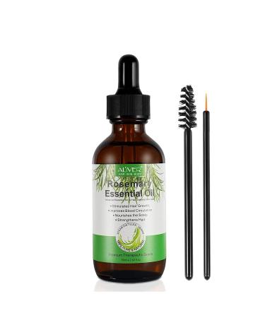Rosemary Oil for Hair Growth & Skin Care  Advanced Rosemary Essential Oil for Eyebrow and Eyelash Growth 100% Pure Natural  Nourishes The Scalp  Strengthens Hair  Stimulates Hair Growth  Improves Blood Circulation for Me...