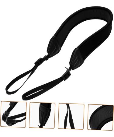 Milisten 2-Pack Camera Strap - Cushioned Fabric Adjustable Black (85x4.5cm) - Perfect for International Shipping - Buy Online on GoSupps.com
