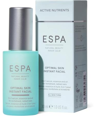 ESPA | Optimal Skin Instant Facial | 30ml | 3 in 1 Serum Essence and Oil - Buy Online on GoSupps.com