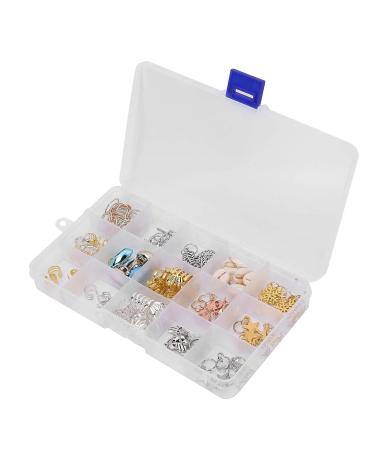 Shop DIY Hair Braid Rings - Snowflake Leaves Pendant Dreadlocks Jewelry Accessories for Unique Hair Styles - Buy Online on GoSupps.com