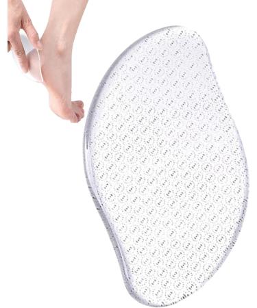 Dybnuhoc Hard Skin Remover for Feet Glass Transparent Foot File Reusable Foot Care Tools Portable Callus Shaver for Dry Skin Hard Skin Dirt Calluses Mango - Buy Online on GoSupps.com