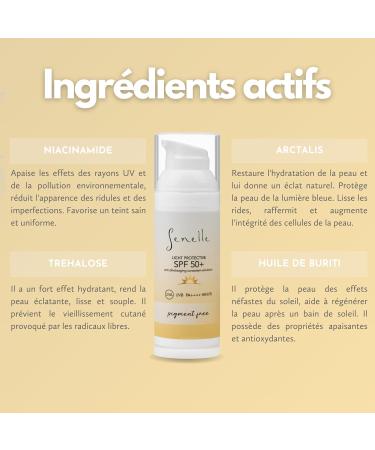 Senelle - Light SPF 50+ | Non-pigmented protective cream | UVA | UVB | PA++++ | HEV & IR Protection | Niacinamide | Trehalose | Arctalis TM | Hydrolyzed sodium hyaluronate | 50 ml - Buy Online on GoSupps.com