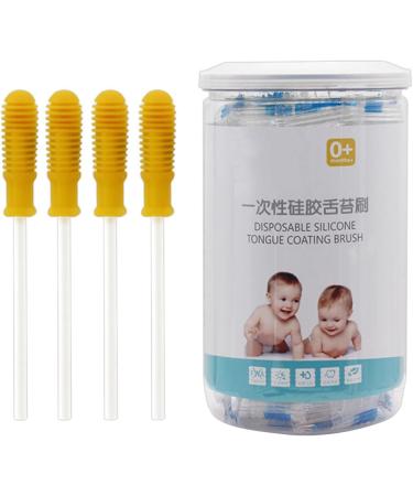 Buy 30x Baby Tongue Brushes - Disposable Infant Care for 0-36 Months with Paper Handle - Safe & Hygienic Oral Care - Buy Online on GoSupps.com