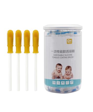Disposable Tongue Cleaner Brush for Babies 6-24 Months Gum Care Disposable Toothbrush 0-3 Months 30 Pack