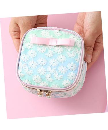 Lurrose 2pcs Yarn Thorn Hygiene Bag - Cute Mini Makeup Travel Wallet & Sanitary Napkin Storage Pouch - Buy Online on GoSupps.com
