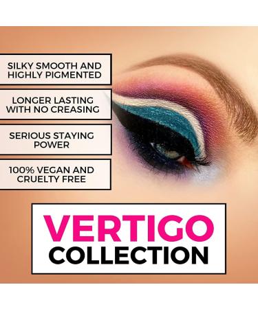Concrete Minerals Vertigo Eyeshadow - Silky Smooth, Highly Pigmented, Long-Lasting | Vegan, Cruelty-Free, Handmade in USA | 12g Loose Mineral Powder - Buy Online on GoSupps.com