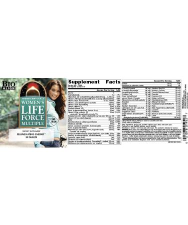 Source Naturals Women's Life Force Multiple Iron Free - Daily Complete Multivitamin 13 Essential Vitamins, Antioxidants, Herbs, Nutrients & Minerals - Enhanced Energy & Immune Boost - 90 Tablets - Buy Online on GoSupps.com