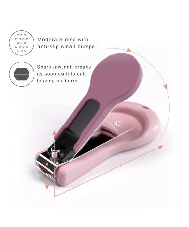 4-in-1 Baby Nail Care Set - Baby Nail Clippers Scissors File & Tweezers in Cute Pink Case | Perfect Manicure & Pedicure Set for Newborns & Infants - Buy Online on GoSupps.com