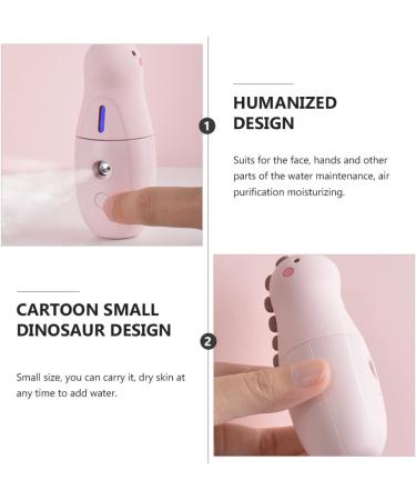 Baluue 2 Pcs Hydrating Instrument Hot Face Steaming Device Handheld Facial Sprayer Cool Mist Pink Abs - Buy Online on GoSupps.com