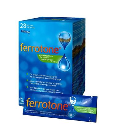 Ferrotone Natural Iron Plus Vitam.c Apple Btl 28X25 ml
