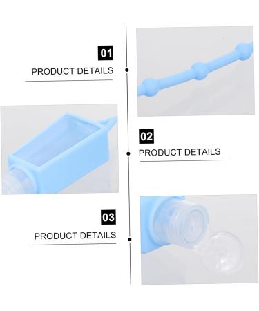 Ipetboom Travel Hand Wash 1 Set Silicone Bottle Travel Bottles Keychain Travel Size Silicone Travel Bottle Case Soap Liquid - Buy Online on GoSupps.com