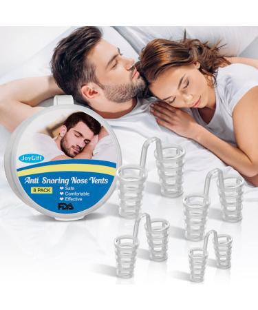 Anti Snoring Devices Effective Anti Snoring Nose Clips Anti Snoring Devices Help Stop Snoring Reusable Snore Nasal Dilators Quieter Restful Sleep (Transparent 4PCS)
