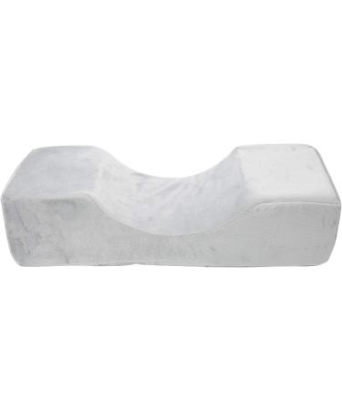 Nail Art Hand Pillow Eyelashes Extension Pillow Beauty Salon Eyelash Grafting U Shaped Pillow (Silver Gray Flocking) - Buy Online on GoSupps.com