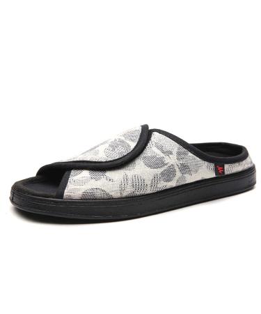 Diabetic Slippers for Women Hallux Valgus Recovery Slippers Adjustable Arthritis Edema Sandals Extra Wide Swollen Shoes for Elderly 8 White