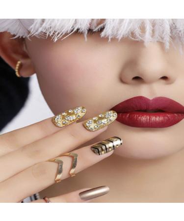 500 Pieces Artificial Nail Tips - Complete Cover French Form Nails in 10 Sizes for Women | Transparent Fake Nails for Salons & DIY - Buy Online on GoSupps.com