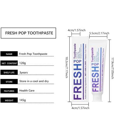 Purple Cleaning Toothpaste - Dissolves Stubborn Tooth Stains Delivers Long-Lasting Fresh Breath Gentle Zero-Irritation Formula Deep Surface Clean(1pcs) - Buy Online on GoSupps.com