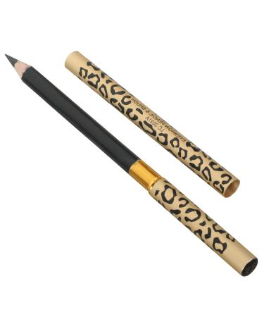 PLAFOPE 2 pi ces Crayon Sourcils L opard avec Brosse Douce Noir Maquillage Sourcils Naturel et Pr cis Application Lisse et Finition Subtile Outil Essentiel pour Usage Professionnel et
