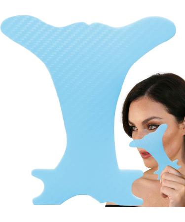 Eyeliner stencils for eyes wing eyeshadow stencilWinged eyeliner tool Brow Microblading Ruler Template for Perfect Winged Tip Brow Makeup Beginner Friendly Blue - Buy Online on GoSupps.com