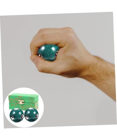 Gatuida 6 Pack Health Massage Balls - Metal Stress Relief & Hand Training Balls for Adults - Strengthen Grip & Soothe Muscle Tension - Buy Online on GoSupps.com
