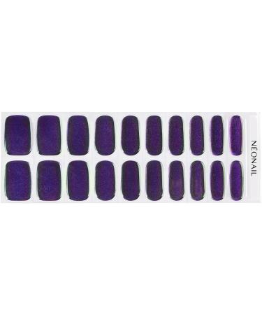 Neonail Gel UV Stickers Easy on M02 - Purple Nail Art | 15 Patterns for Hands & Feet | Stylish Gel Nail Polish Stripes & Stickers - Buy Online on GoSupps.com
