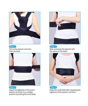 Back Brace Posture Corrector Posture Corrector for Women & Men Upper Back Brace Shoulder and Adjustable Back Support Brace Posture Belt for Women Men & Teenagers for Shoulder & Back(Suitable 35-43'') - Buy Online on GoSupps.com