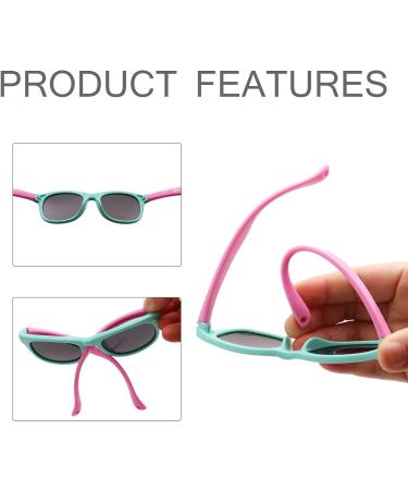 Flexible Polarized Baby Sunglasses for Toddler and Infant | Age 0-3 | Green - Buy Online on GoSupps.com