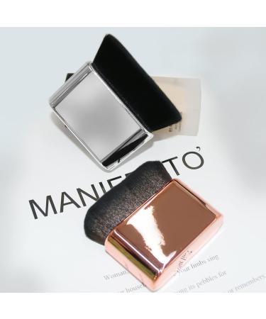 Premium Angled Kabuki Brush for Flawless Liquid Foundation & Cosmetics Powder Foundation Brush for Blending Buffing & Setting | International Shipping Available - Buy Online on GoSupps.com