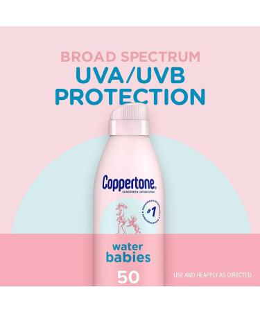 Foreskin WaterBabies Sunscreen Spray SPF 50 Baby Sunscreen 6 Oz Pack of 2 - Buy Online on GoSupps.com