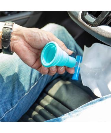 Portable Female Urinal Device | Stand to Pee | Emergency Funnel Urine Bags | Travel Pee Bag for Women, Men & Kids | Pink - Buy Online on GoSupps.com
