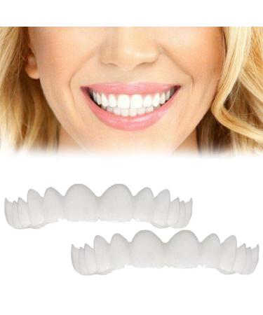 2 Pairs Beautiful Smile Temporary Nature and Comfortable Regain Confidence Smile for Women and Men(1)