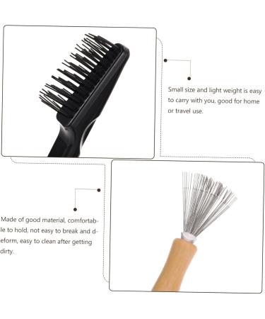 FRCOLOR 4 Sets Brush Cleaning Tool Pet Comb Cleanser Beard Brush Cleaner Plastic Comb Pet Cleaner Comb Cleaner Brush Mini Tools Comb Cleaning Brush Mini Brush Iron Hair - Buy Online on GoSupps.com
