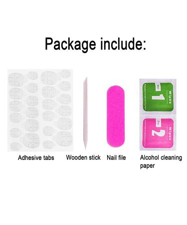 SIUSIO 24Pcs Medium Ombre Coffin Nails - Red Wine Full Cover Press On Nail Art Tips for Women and Girls - Buy Online on GoSupps.com