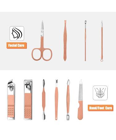 Tuecota 10-in-1 Stainless Steel Nail Clipper Set for Men and Women - Professional Manicure Pedicure Kit - Buy Online on GoSupps.com