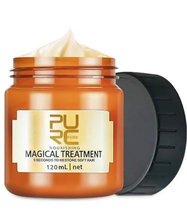 PURC Magical Hair Treatment Mask, Advanced Molecular Hair Roots Treatment Professional Hair Conditioner, 5 Seconds to Restore Soft, Deep Conditioner Suitable for Dry & Damaged Hair 4.06 Fl Oz (Pack of 1)