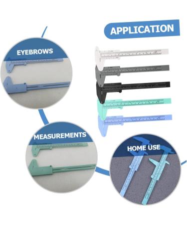 FOMIYES 5pcs Eyebrow Measuring Ruler Make up Kit Plumbing Tools Eyebrow Ruler Student Face Plastic Ruler - Buy Online on GoSupps.com