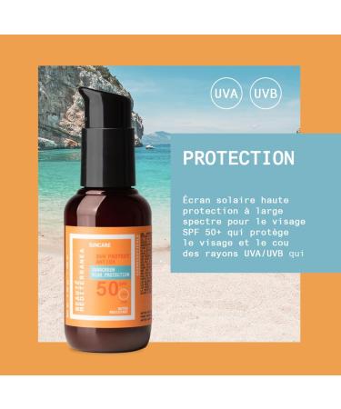 BM-185 - Beaut Mediterranea - SUN PROTECT ANTIOX - Face Sun Cream SPF 50 - Light and Moisturizing - Protects the face and neck - For all skin types - 100 ml - Buy Online on GoSupps.com