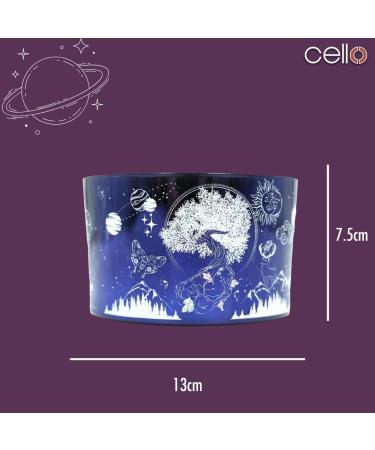 Celestial Large Scented Candle with Amethyst Gemstones | Cello Crystal Candle with Healing Crystals - Luxury Crystal Gifts for Women and Men - Buy Online on GoSupps.com