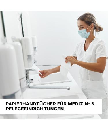 Buy 4 000 Arnomed White Paper Towels - ZZ Fold 2-Layer Hand Cloth Eco-Friendly & Soft - Ideal for Donors | International Shipping Available - Buy Online on GoSupps.com