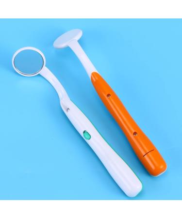 Buy Healifty 2pcs Dental Mirror with Light - Green & Orange Tooth Inspection Tools for Optimal Oral Care - International Shipping Available - Buy Online on GoSupps.com