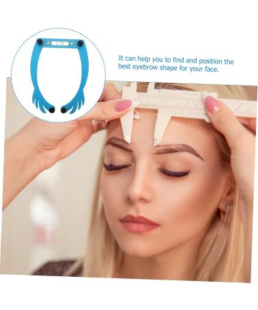 Hemoton eyebrow threading kit level ruler aluminum alloy microblading kit brow mapping tool 25.5x1.3cm Blue - Buy Online on GoSupps.com