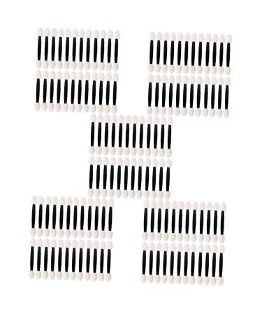 Baluue 5pcs 4 Double Ended Eye Shadow Stick Cosmetics Brush Lipstick Applicator Oval Makeup Tool Sponge 6.1x1CMx5pcs As Shownx5pcs