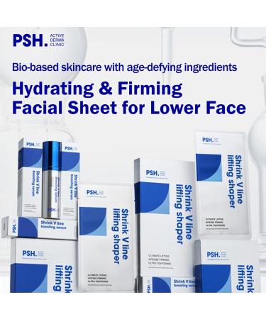 PSH Active Derma Clinic V-Line Boosting Serum Hydrating & Firming Facial Serum with 8 Types of Hyaluronic Acid Chin & Jawline Contouring Care 1 fl oz (30 ml) - Buy Online on GoSupps.com