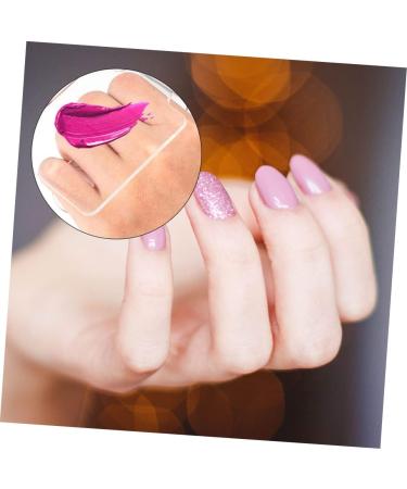  TOVINANNA Nail Palette Color Palette For Mixing Makeup Plate For Foundation Makeup Mixing Palette Manicure Foundation Tray Small Tray - Buy Online on GoSupps.com