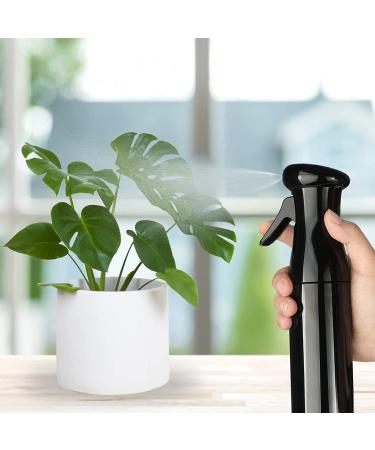 Continuous Spray Bottle - Ultra Fine Mister for Hair, Plants & Cleaning - BPA Free 250ml (Black) - Buy Online on GoSupps.com