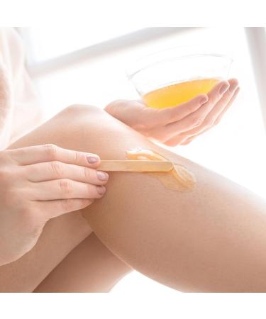 Minkissy Wax Paper Strips for Hair Removal Facial & Eyebrow Waxing Kit for Women Wooden Wax Sticks for Body & Face - Buy Online on GoSupps.com