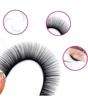 Fadlash Easy Fan Lashes D Curl 0.07 11-19mm Mixed Length Russian Eyelash Extensions - Buy Online on GoSupps.com