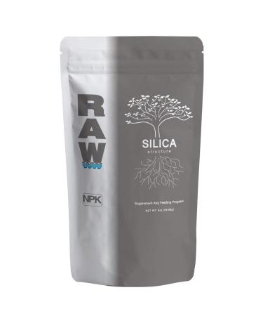 RAW- Silica for Strong Cell Walls and strengthening Stems, Plant Feeding Supplement, for Indoor, Outdoor Use, Hydroponics- 2 oz
