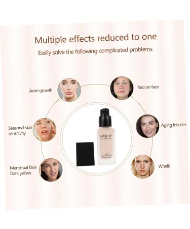 DRESSOOS Liquid Foundation Concealer Foundation Makeup Supplies Makeup Foundation Waterproof Foundation Glass - Buy Online on GoSupps.com