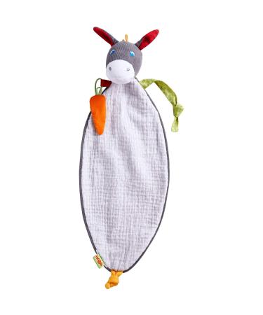 HABA 305828 - Cuddly toy donkey Lu cuddly toy from 0 years colorful
